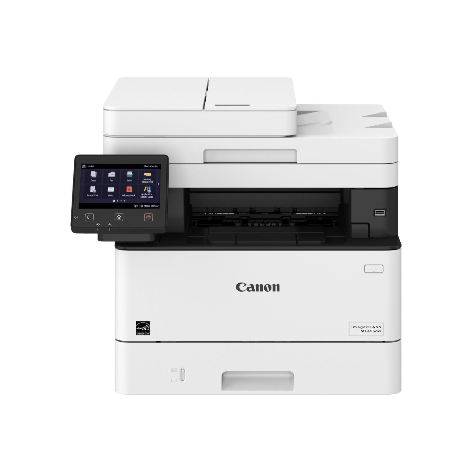 D32D36ED-7EBC-41D8-9652-73715F927220 CANON IMAGECLASS MF455DW - MULTIFUNCTION PRINTER - B/W